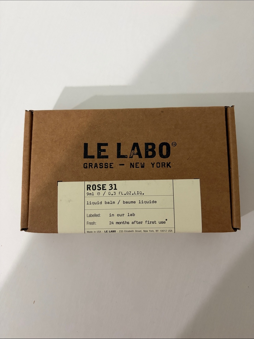Le Labo Rose 31 - 9ml liquid balm